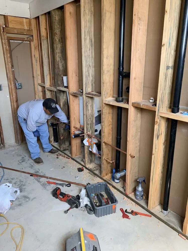 Commercial rough-in plumbing for Water Heater Replacement in Sarann Woods